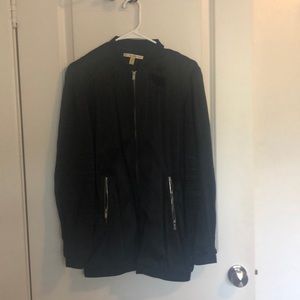 Zara silk bomber jacket